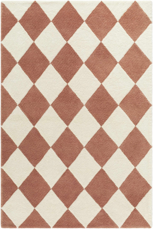 Almeda Diamond Washable Wool Rug - Quahog Bay Bedding