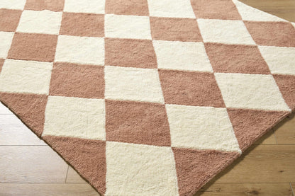 Almeda Diamond Washable Wool Rug - Quahog Bay Bedding
