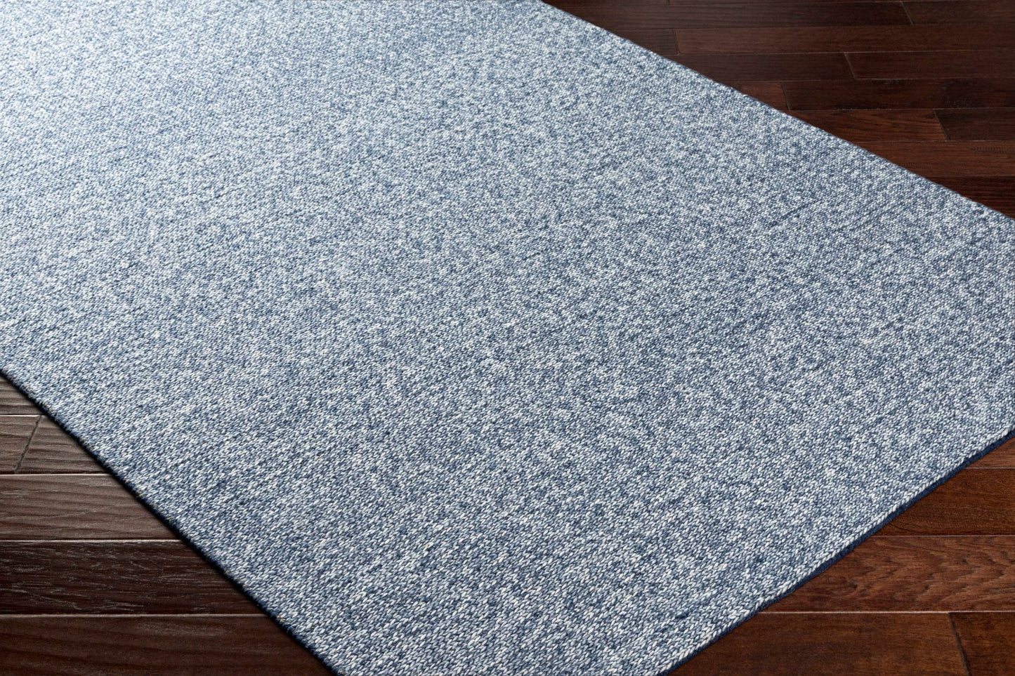 Alyra Blue Solid Area Rug - Quahog Bay Bedding