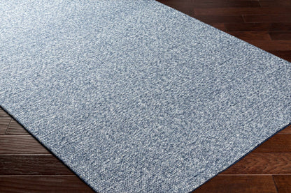 Alyra Blue Solid Area Rug - Quahog Bay Bedding