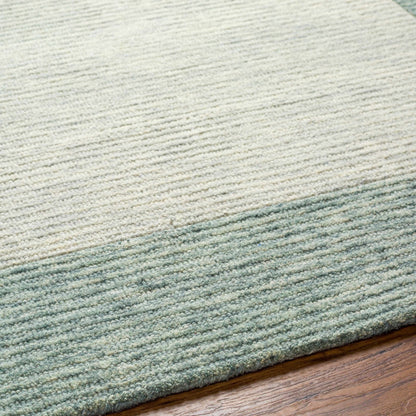 Amadi Green Wool Area Rug - Quahog Bay Bedding