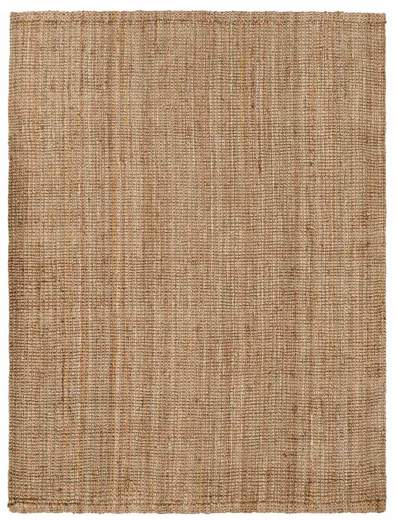 Ambel Chocolate Brown Camel Jute Area Rug - Quahog Bay Bedding