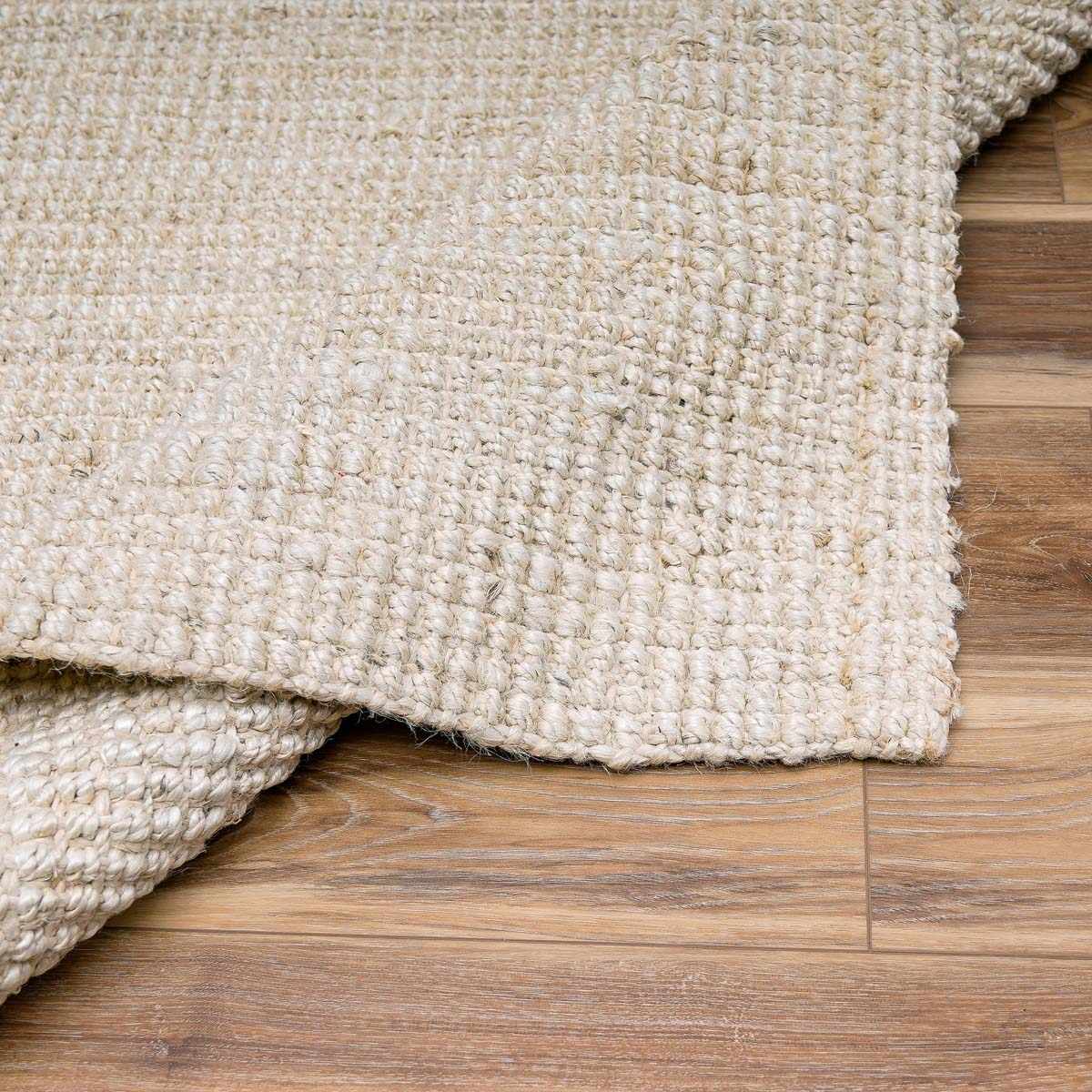Ambel Cream Jute Rug - Quahog Bay Bedding