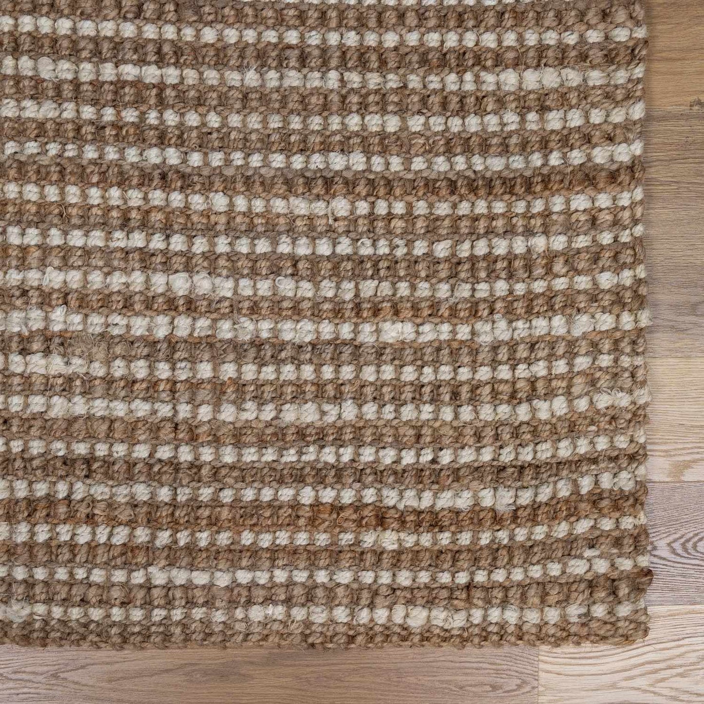 Ambel Tan&Brown Jute Rug - Quahog Bay Bedding