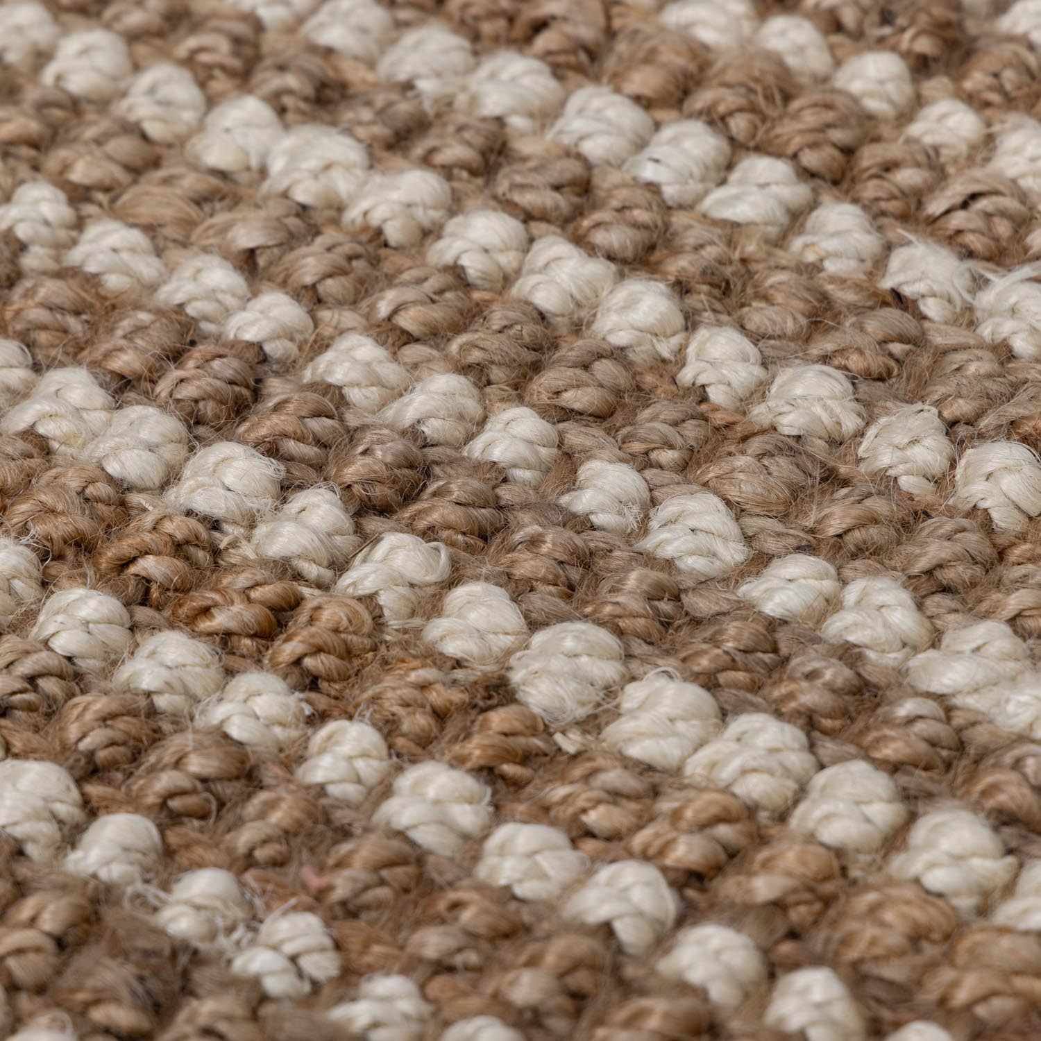 Ambel Tan&Brown Jute Rug - Quahog Bay Bedding
