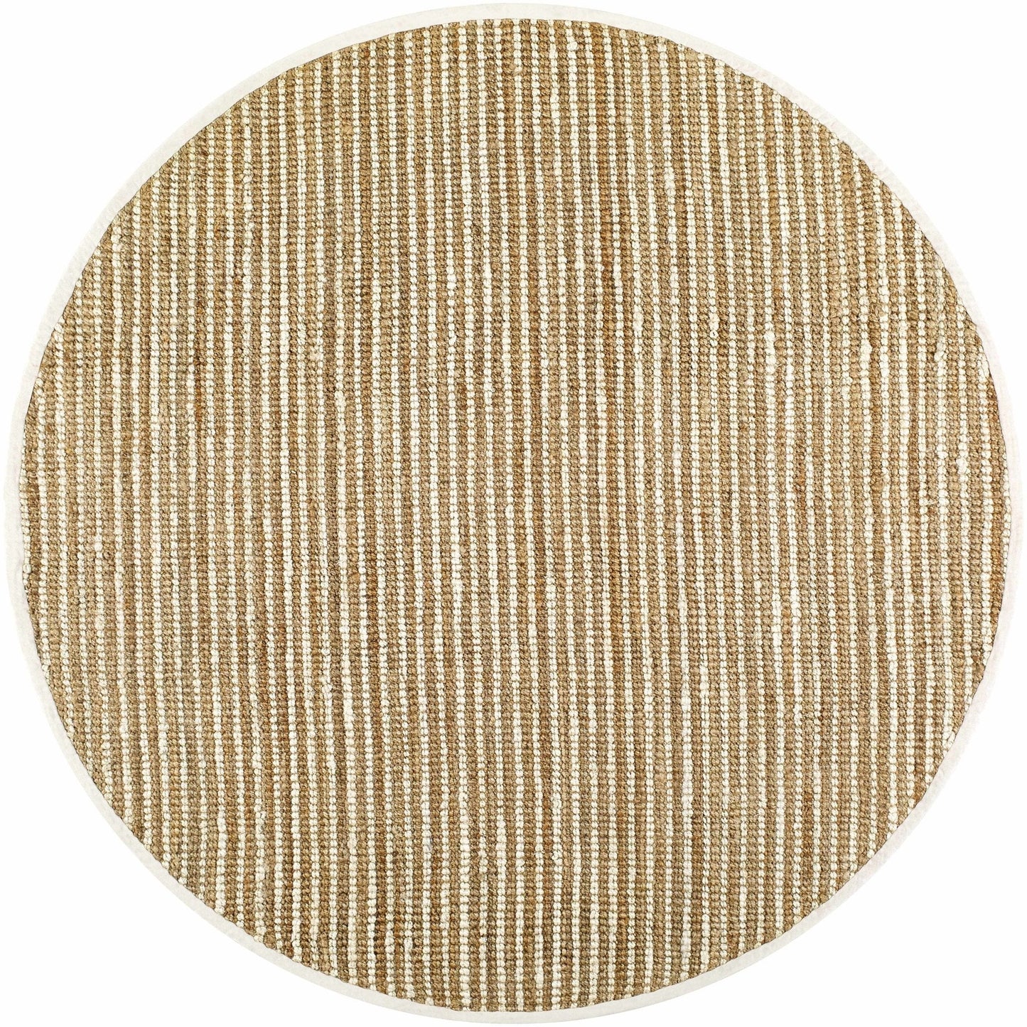 Ambel Tan&Brown Jute Rug - Quahog Bay Bedding