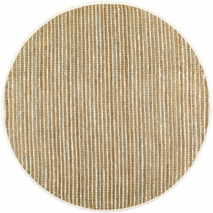 Ambel Tan&Brown Jute Rug - Quahog Bay Bedding