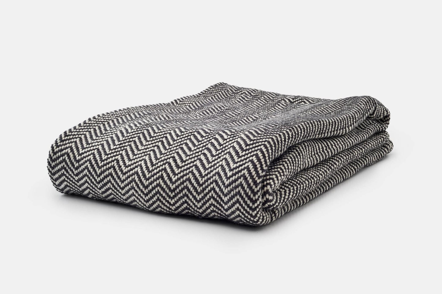 Soft Wool Throw Size Blanket Chevron Pattern