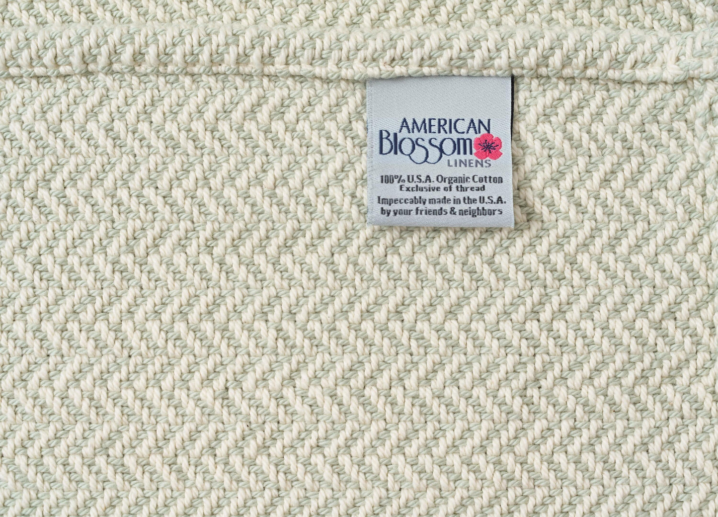 Herringbone Weave Cotton Blanket 100% Cotton Blanket With Herringbone Weave