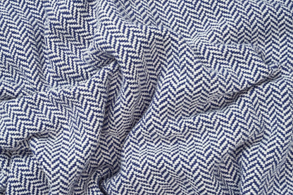 Herringbone Weave Cotton Blanket 100% Cotton Blanket With Herringbone Weave