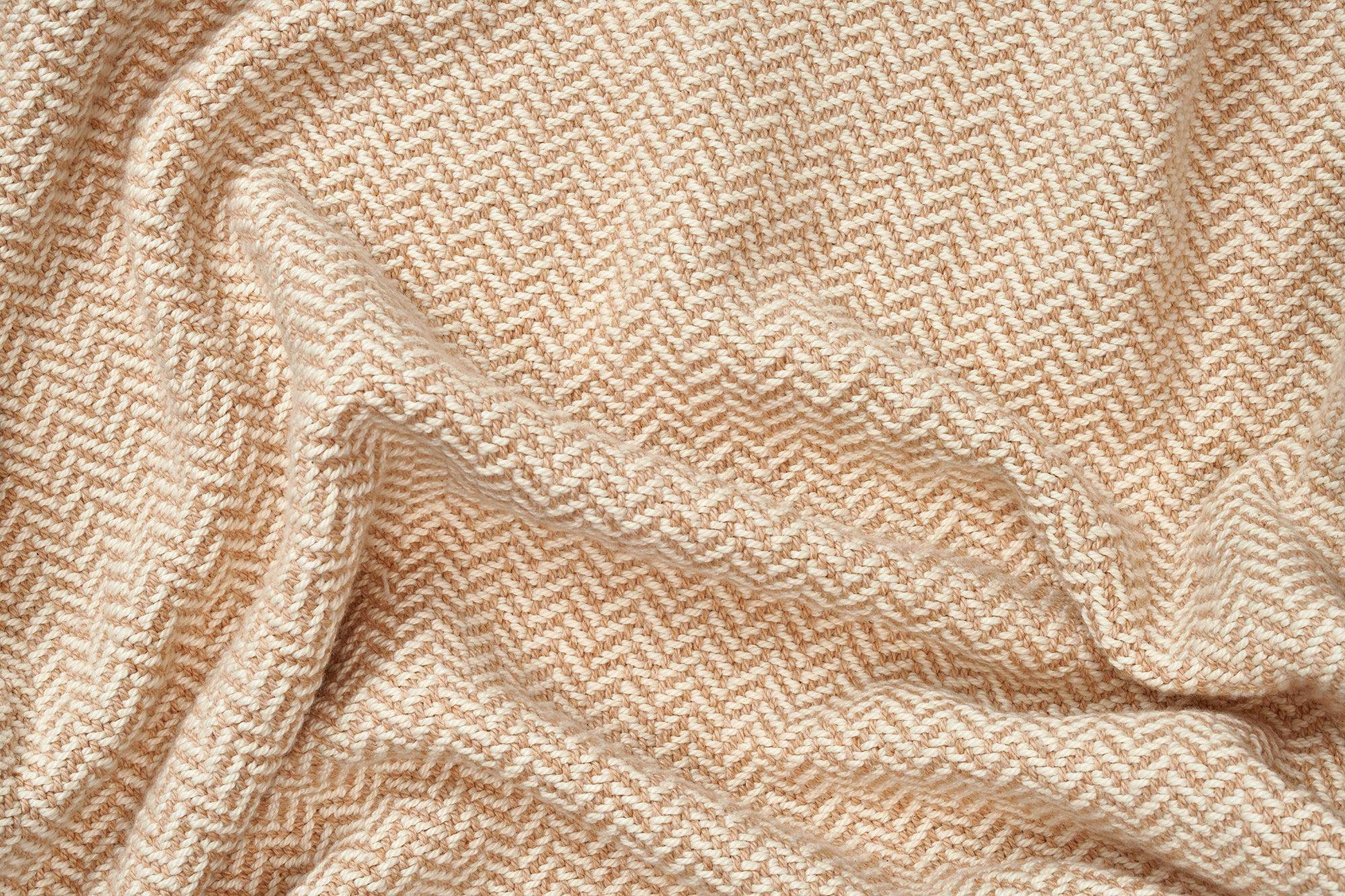 Herringbone Weave Cotton Blanket 100% Cotton Blanket With Herringbone Weave - Quahog Bay Bedding