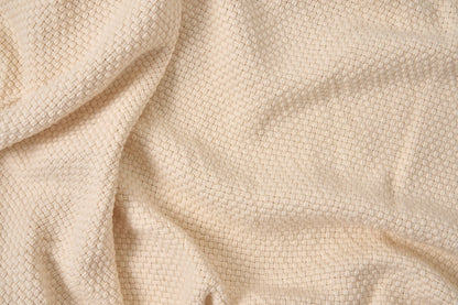 American Made Basketweave Cotton Blanket - Quahog Bay Bedding