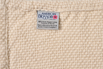 American Made Basketweave Cotton Blanket - Quahog Bay Bedding