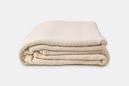 American Made Basketweave Cotton Blanket - Quahog Bay Bedding
