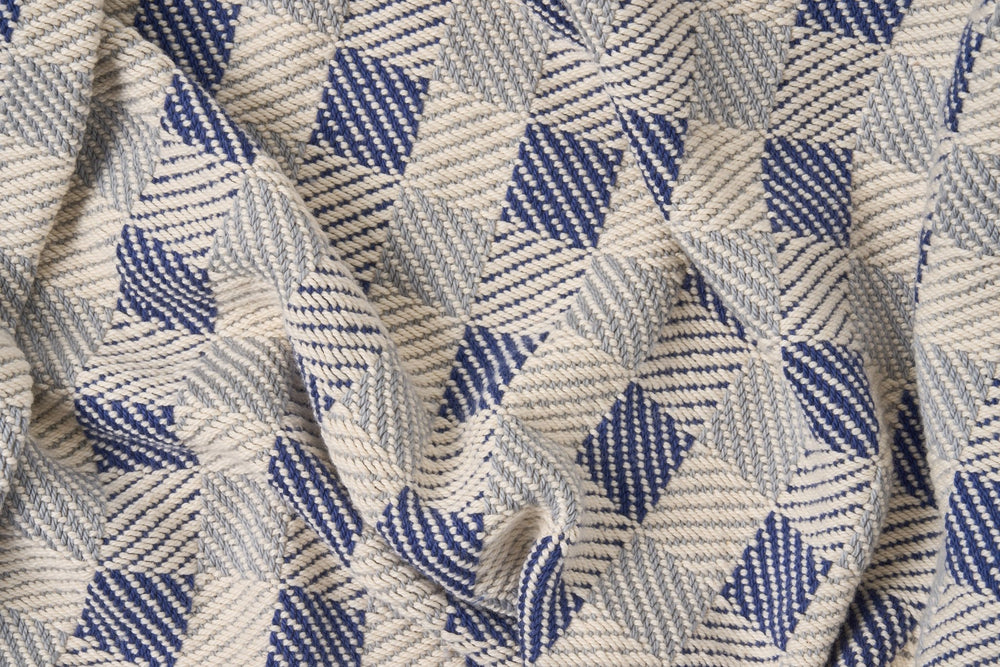 American Made Block Plaid Cotton Blanket - Quahog Bay Bedding
