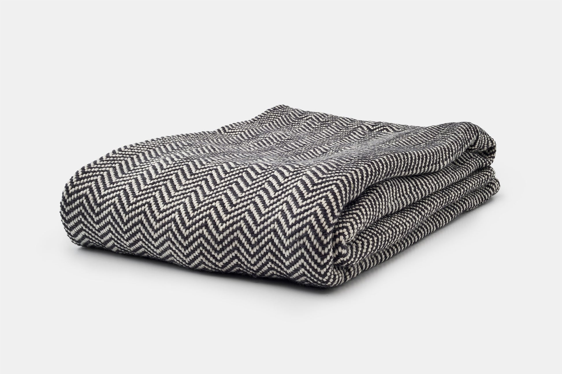 American Made Soft Chevron Pattern Throw Blanket - 100% American Made With USA Grown Cotton - Quahog Bay Bedding