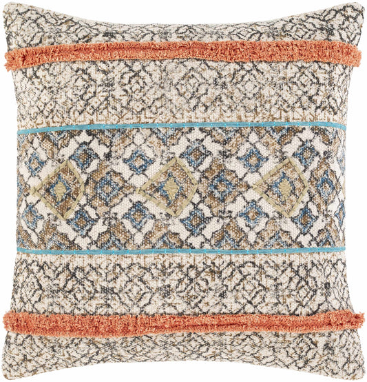 Amigo Boho Geometric Orange Accent Pillow