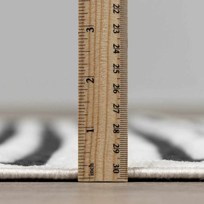 Anah 3D Black Outdoor Rug - Quahog Bay Bedding