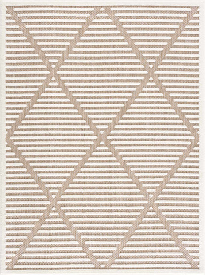 Anah Cream Outdoor Rug - Quahog Bay Bedding