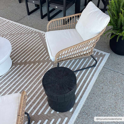 Anah Cream Outdoor Rug - Quahog Bay Bedding