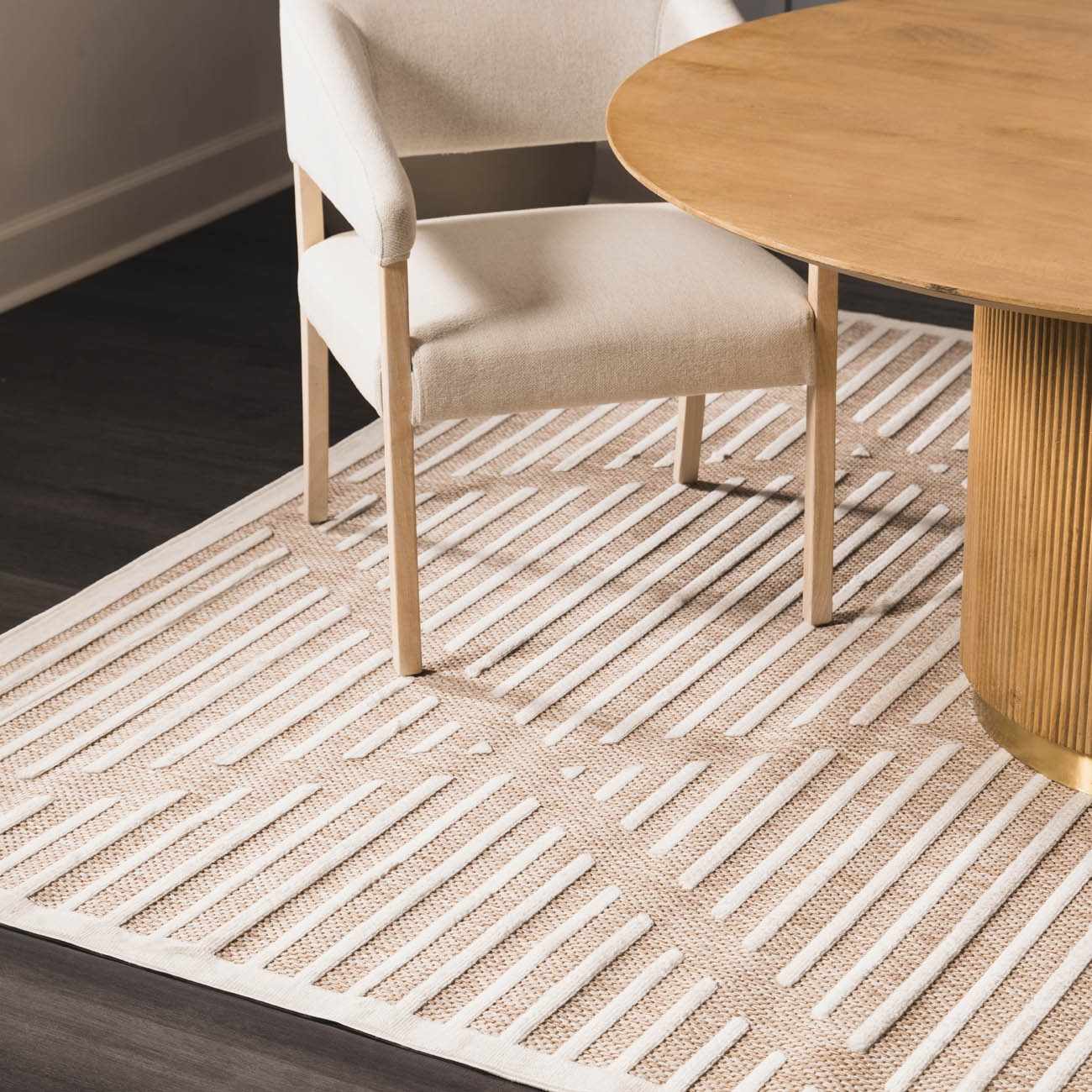Anah Cream Outdoor Rug - Quahog Bay Bedding