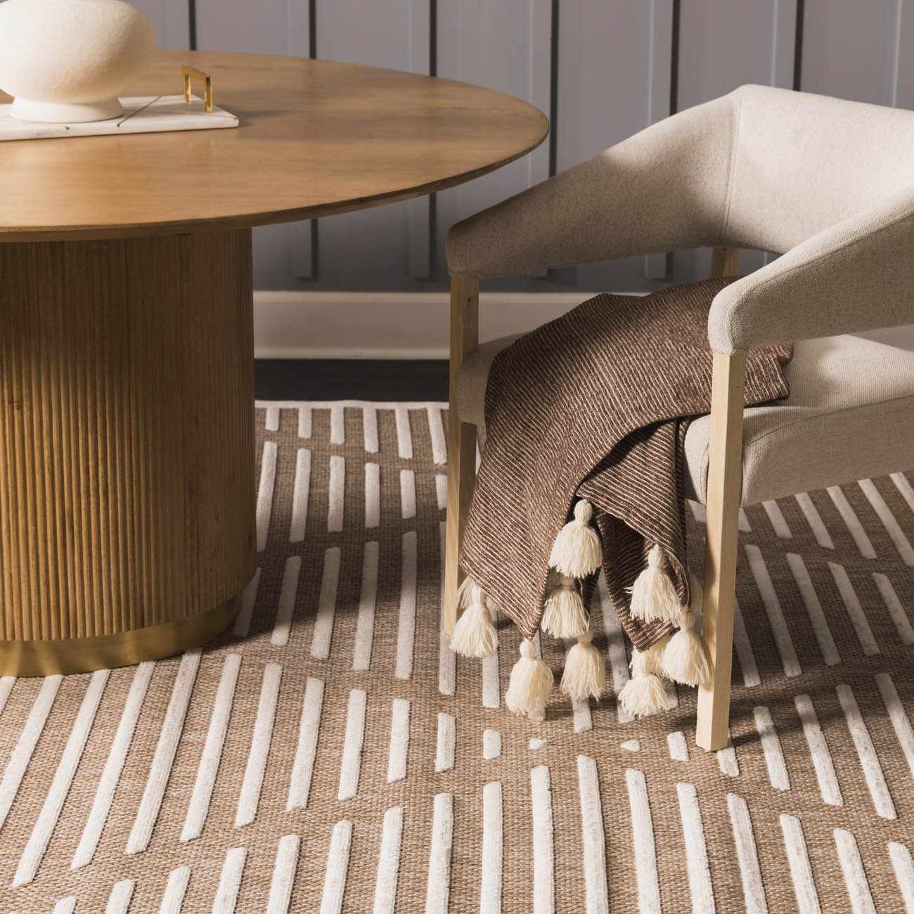Anah Cream Outdoor Rug - Quahog Bay Bedding