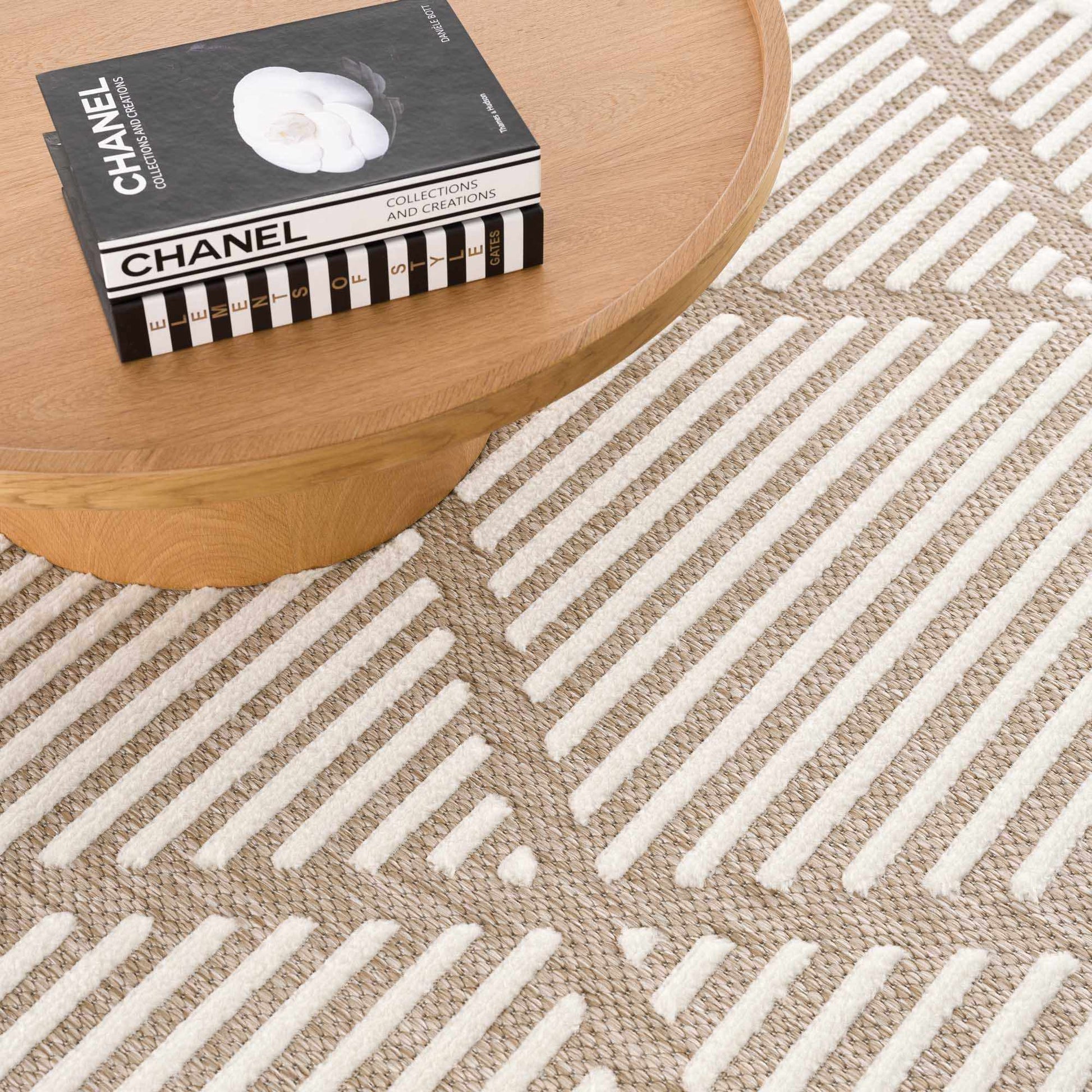 Anah Cream Outdoor Rug - Quahog Bay Bedding