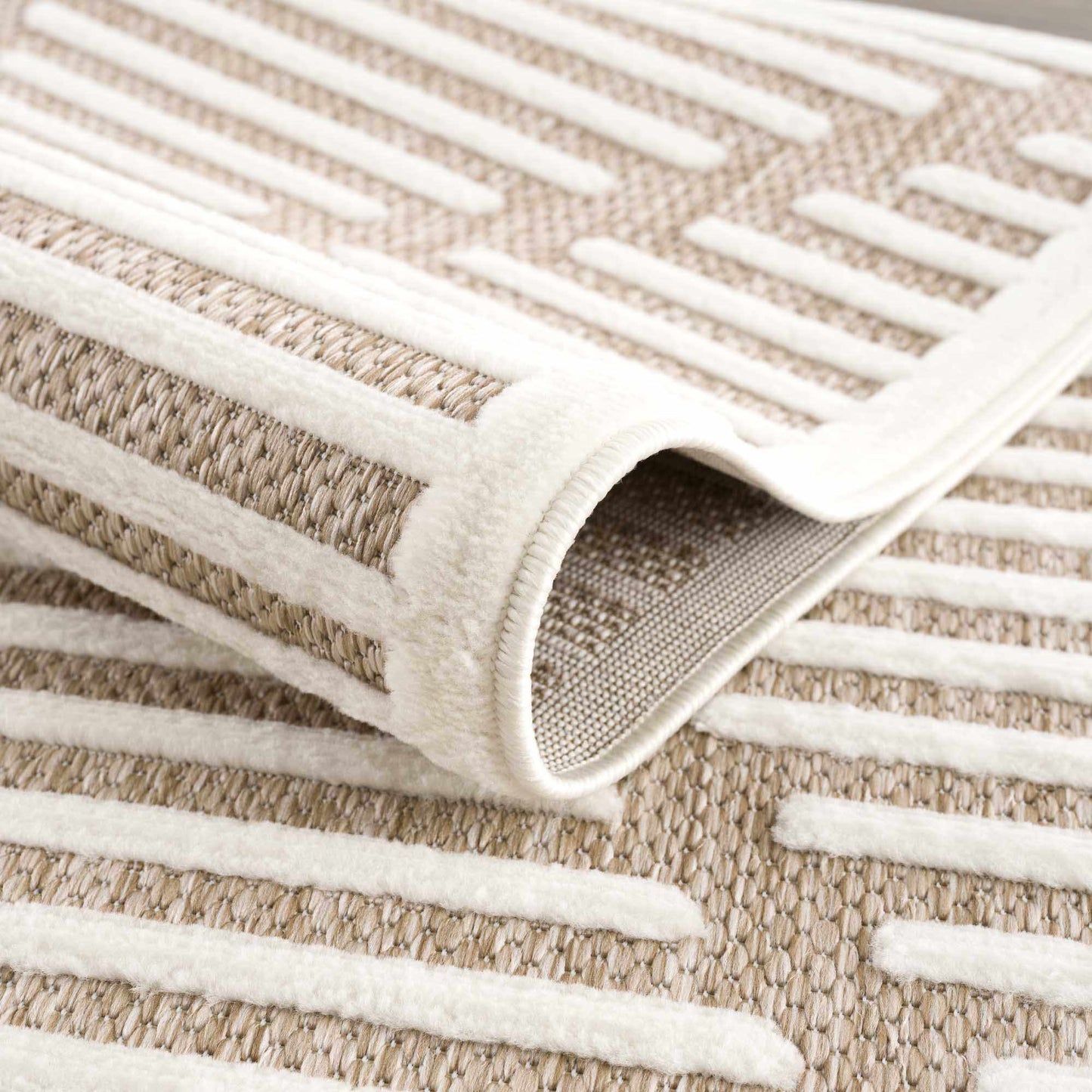 Anah Cream Outdoor Rug - Quahog Bay Bedding