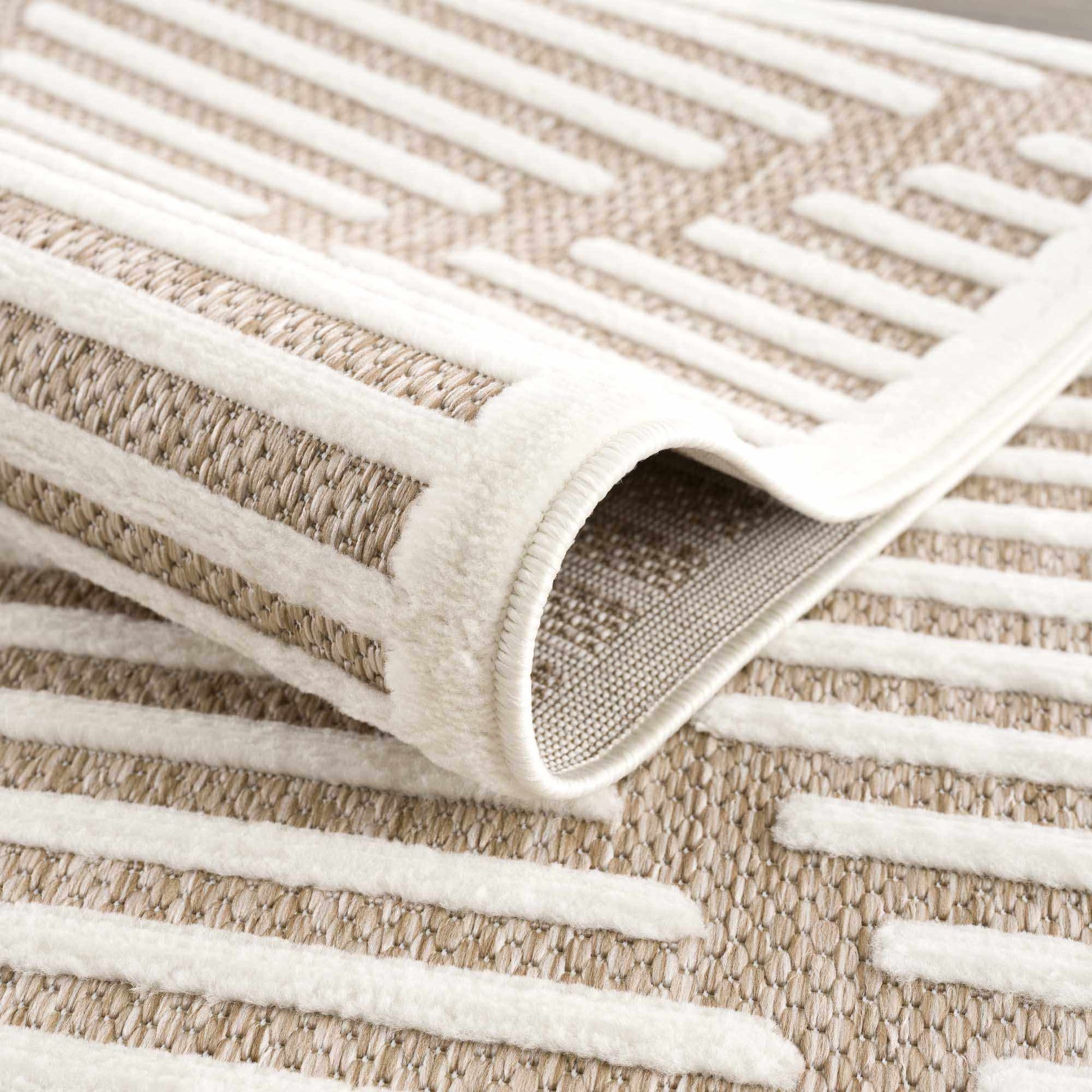 Anah Cream Outdoor Rug - Quahog Bay Bedding