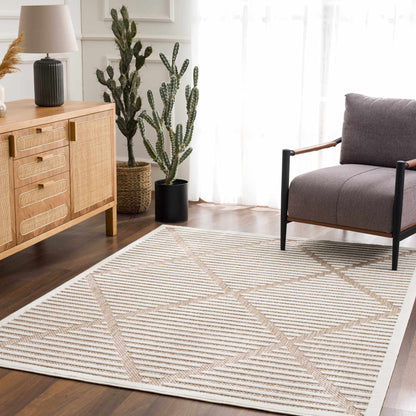 Anah Cream Outdoor Rug - Quahog Bay Bedding