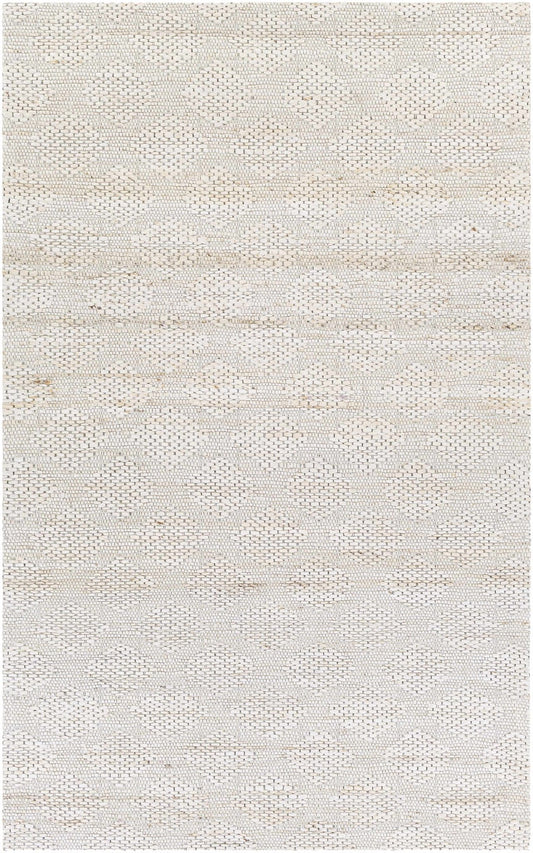 Angaston Beige Hand - Woven Jute Rug - Quahog Bay Bedding