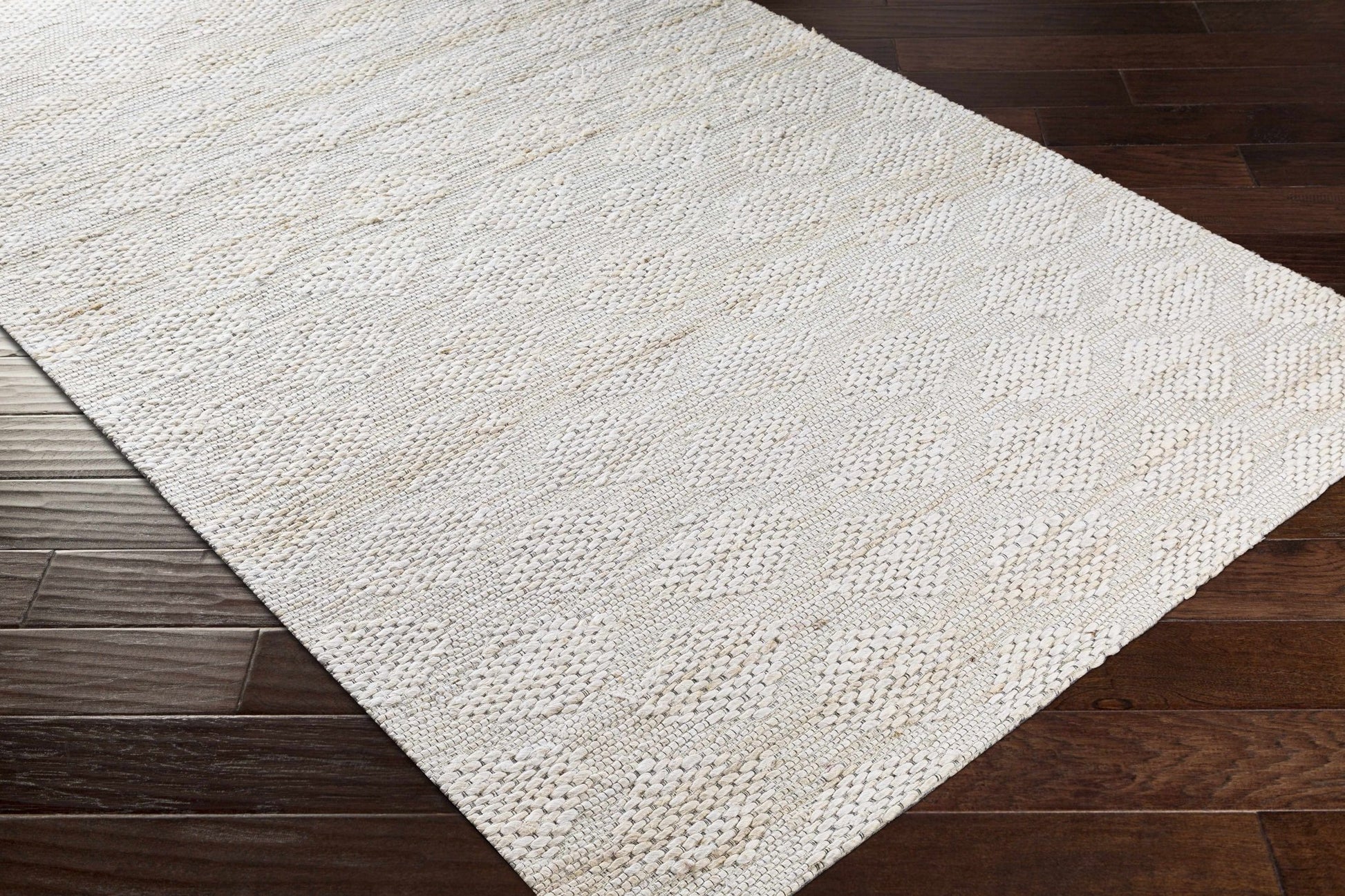 Angaston Beige Hand - Woven Jute Rug - Quahog Bay Bedding
