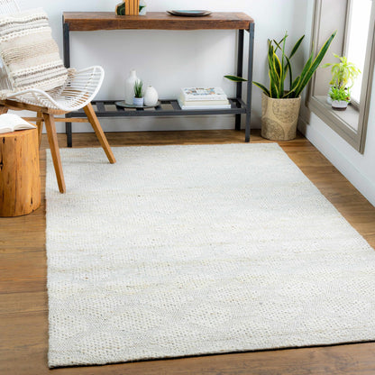 Angaston Beige Hand - Woven Jute Rug - Quahog Bay Bedding