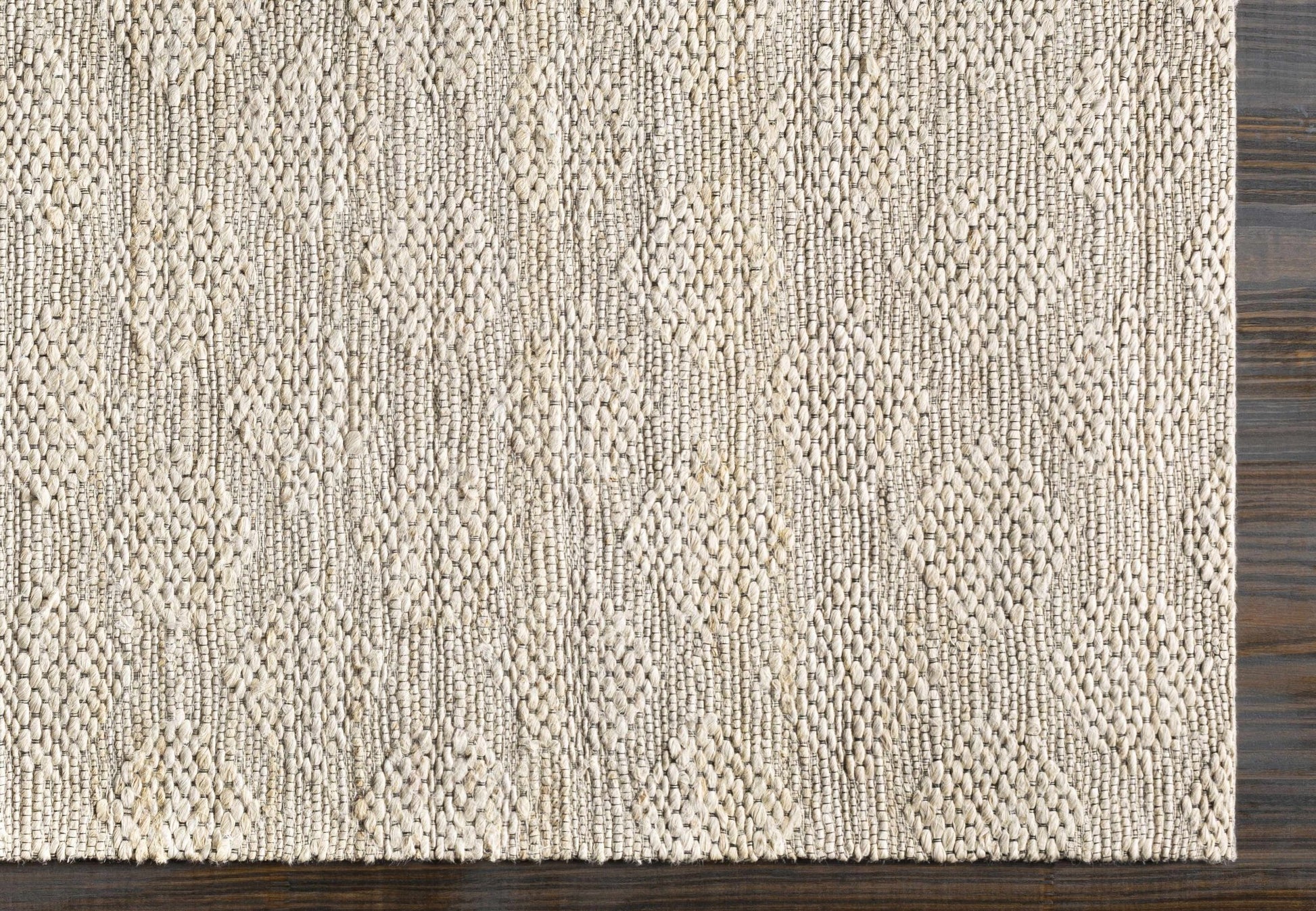 Angaston Beige Hand - Woven Jute Rug - Quahog Bay Bedding