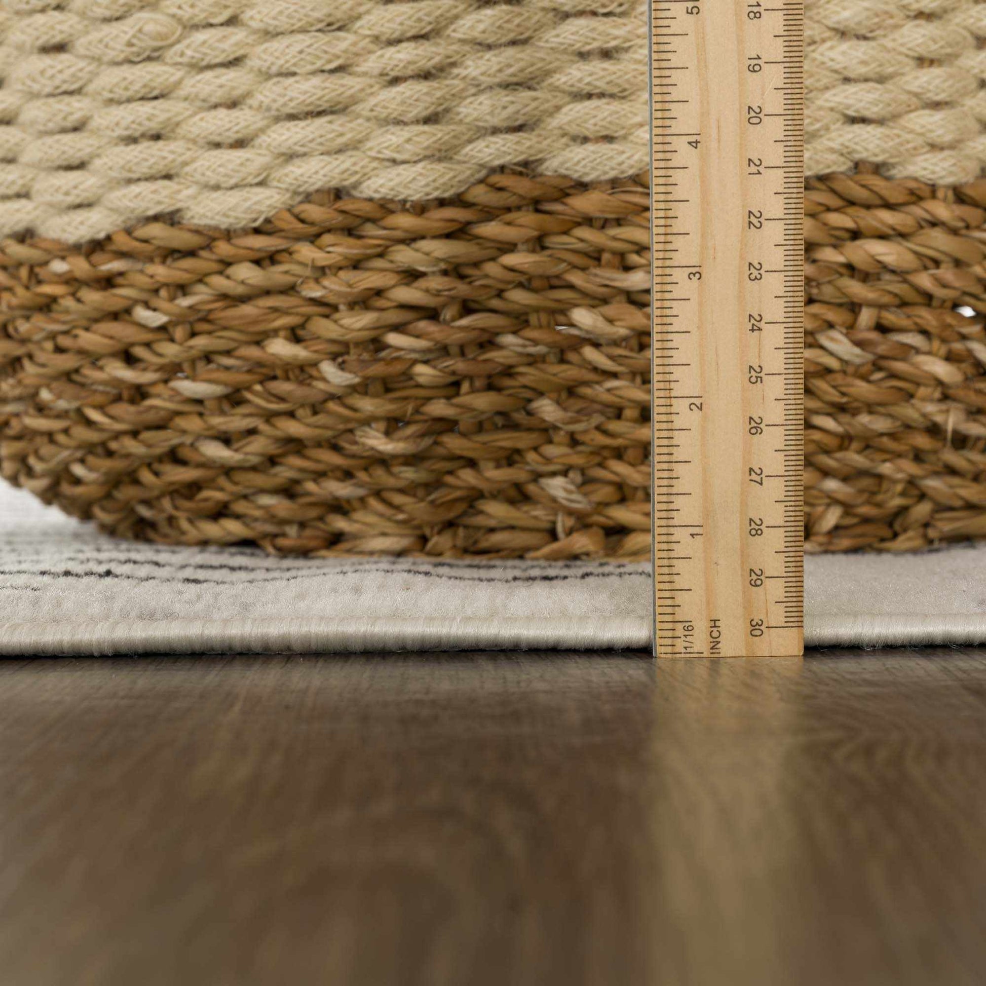 Angus Black & White Striped - Geometric Area Rug - Quahog Bay Bedding