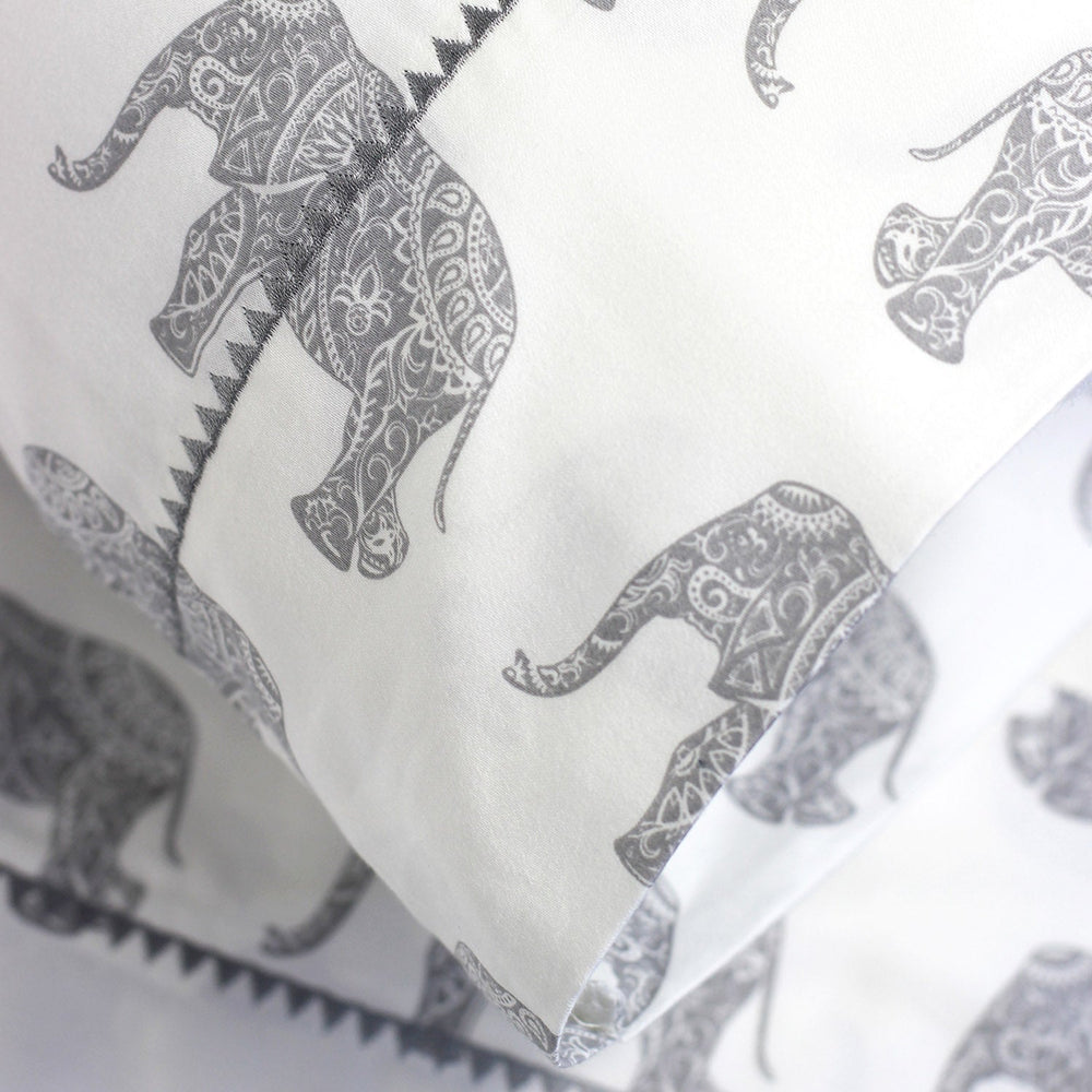 Animal Themed Sheets - Elephants Sheet Set - Quahog Bay Bedding