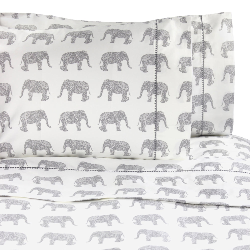 Animal Themed Sheets - Elephants Sheet Set - Quahog Bay Bedding