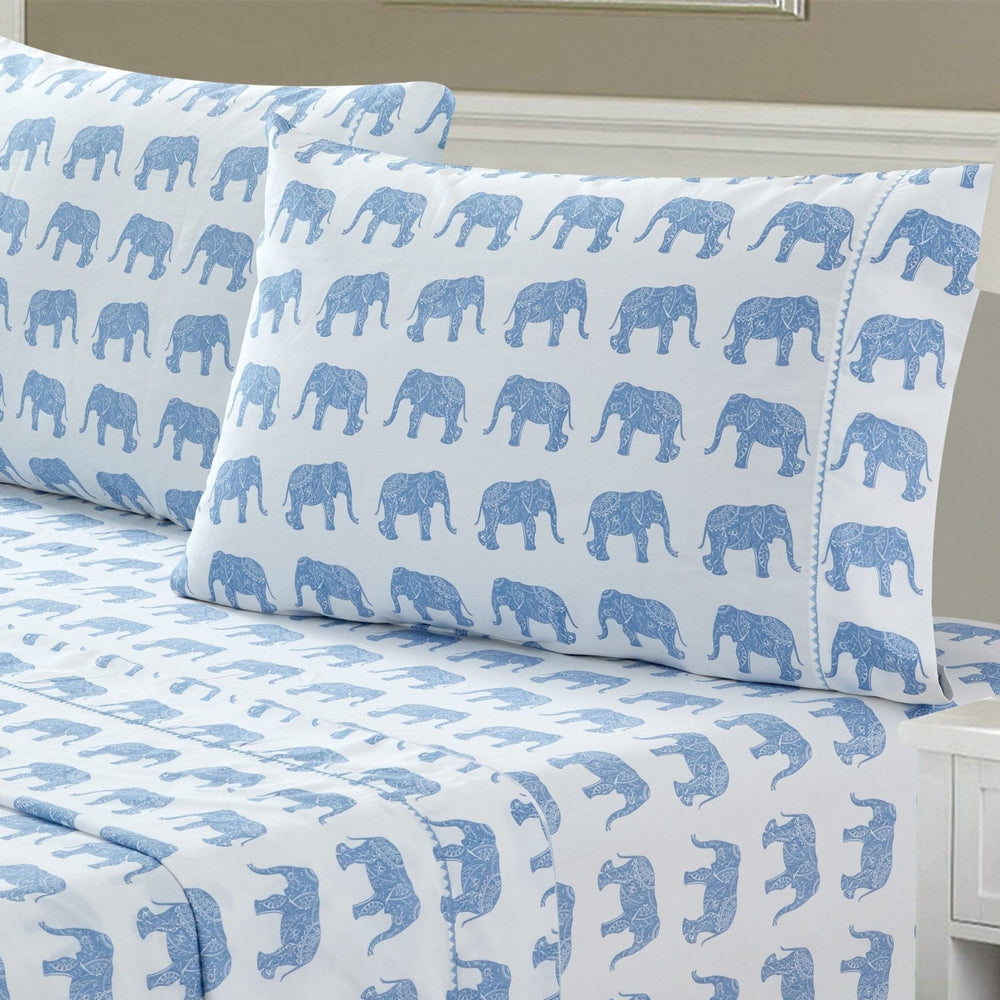 Animal Themed Sheets - Elephants Sheet Set - Quahog Bay Bedding