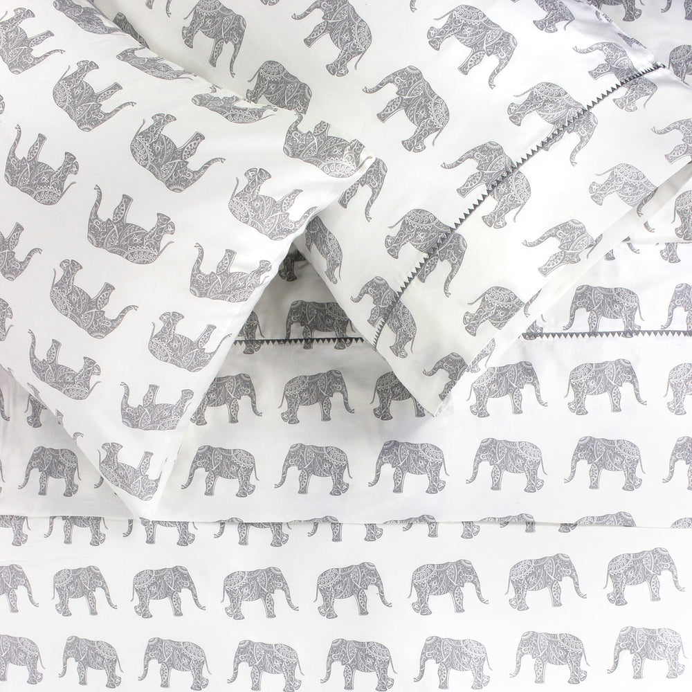 Animal Themed Sheets - Elephants Sheet Set - Quahog Bay Bedding