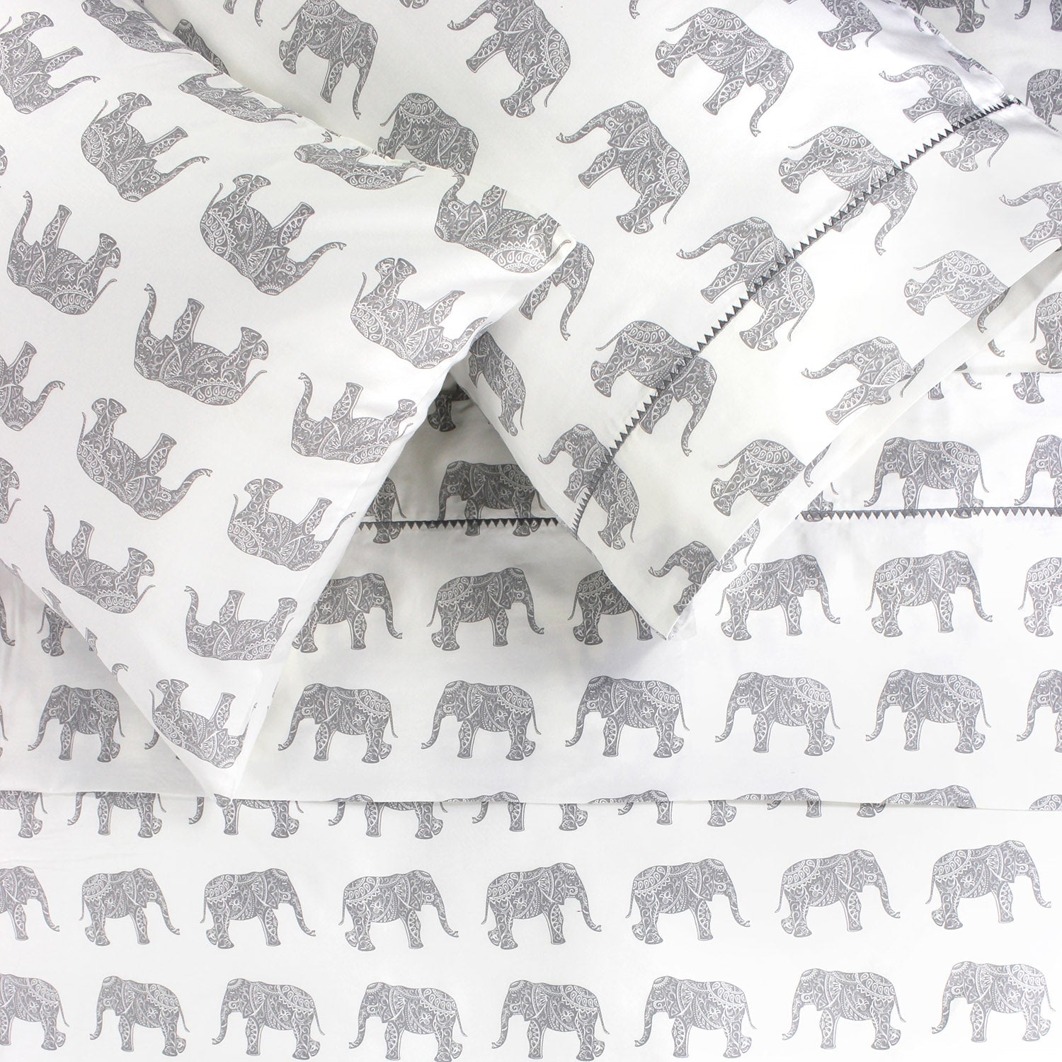 Animal Themed Sheets - Elephants Sheet Set - Quahog Bay Bedding