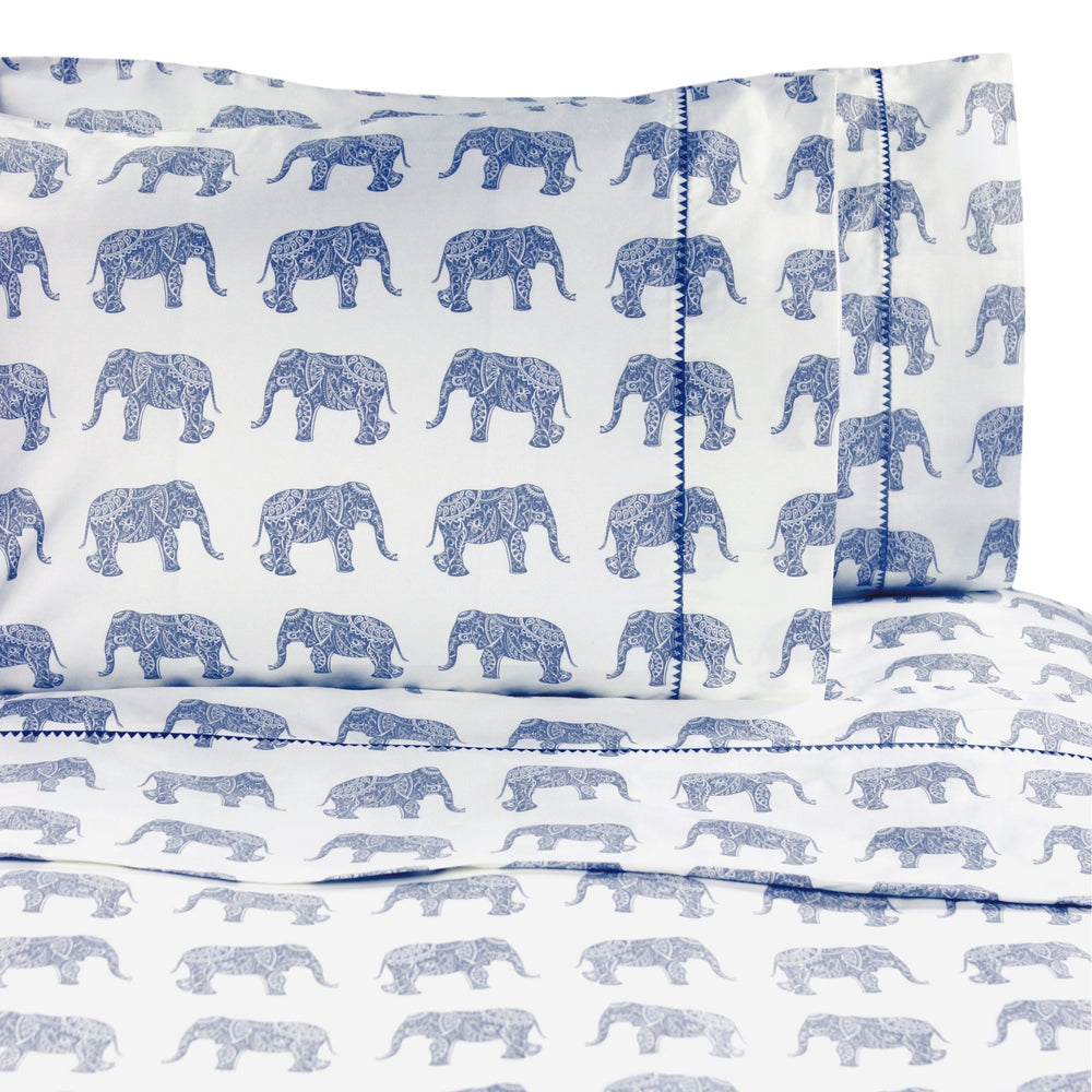Animal Themed Sheets - Elephants Sheet Set - Quahog Bay Bedding