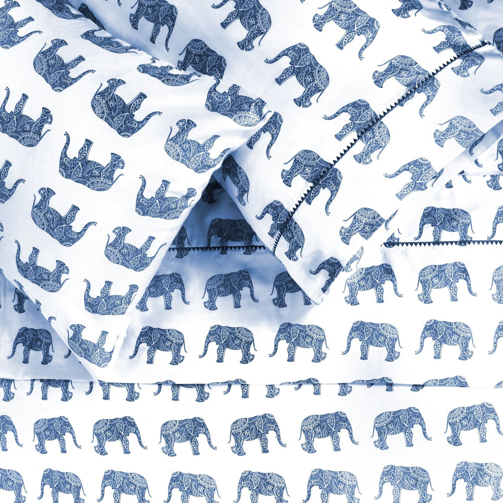Animal Themed Sheets - Elephants Sheet Set - Quahog Bay Bedding