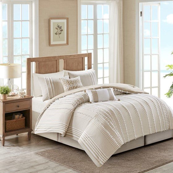 Anslee Embroidered Cotton Square Decorative Pillow - Quahog Bay Bedding