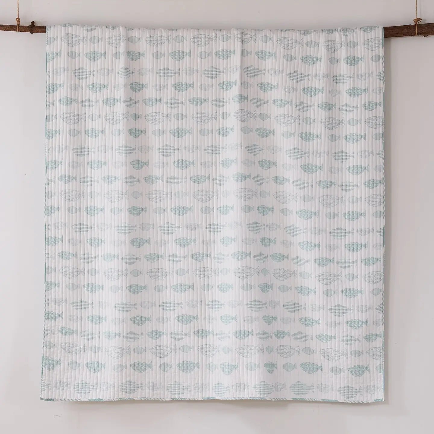 Aqua Breeze Quilt Set Coastal Bedding Set - Quahog Bay Bedding