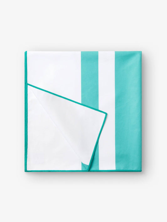 Aqua Microfiber Beach Towel - Quahog Bay Bedding