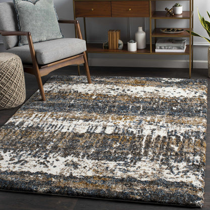 Arboles Abstract Lined Plush Area Rug - Contemporary Rugs - Quahog Bay Bedding