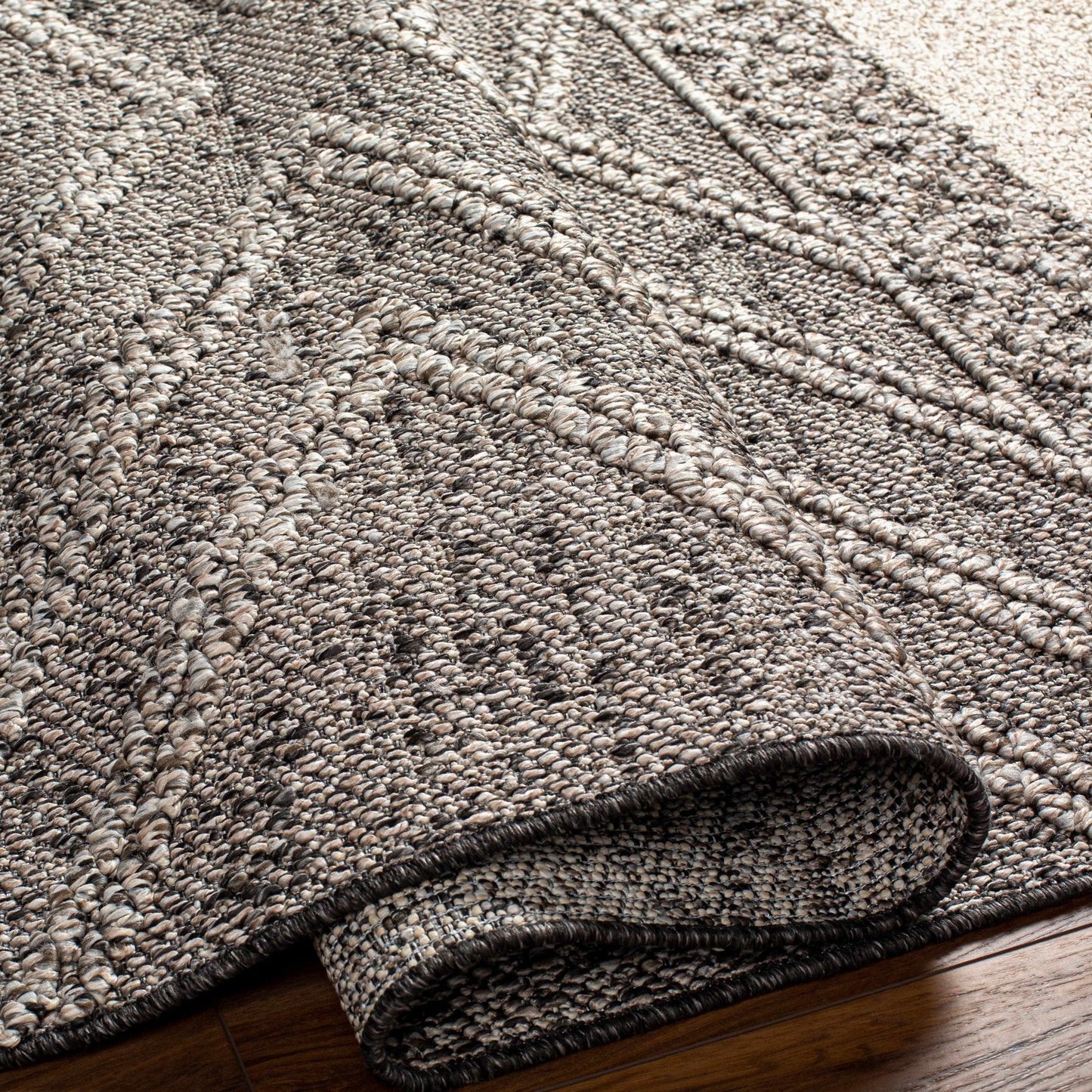 Areli Beige / Brown Outdoor Rug - Quahog Bay Bedding