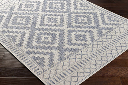 Kabala Dark Blue Area Rug - Clearance