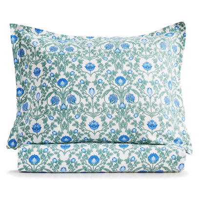 Arts & Crafts Floral Printed Duvet Set - Quahog Bay Bedding