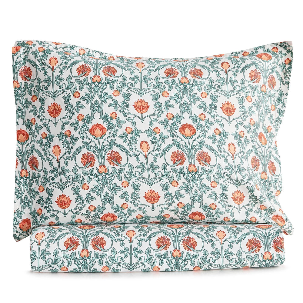 Arts & Crafts Floral Printed Duvet Set - Quahog Bay Bedding